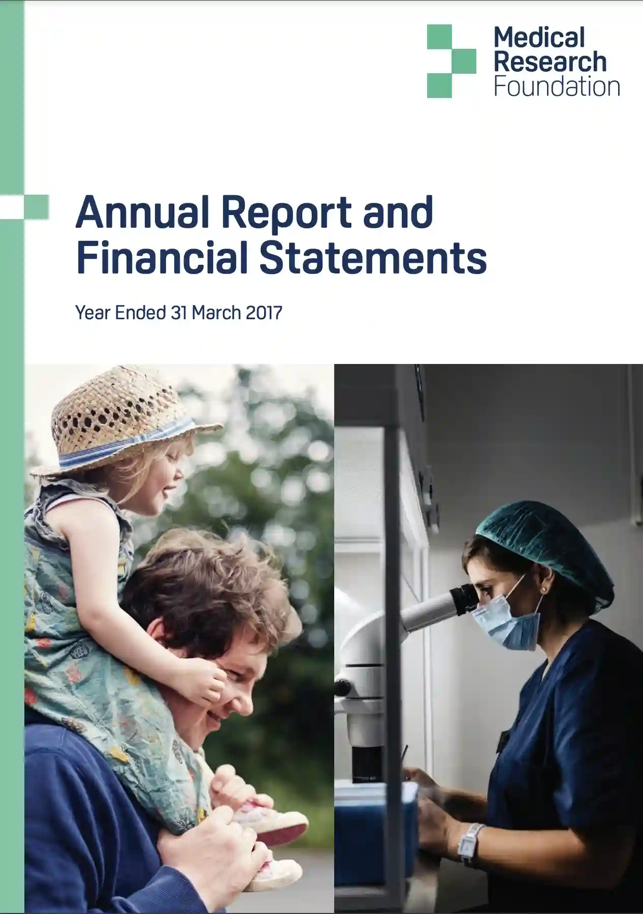 MRF 2017 annual report cover image